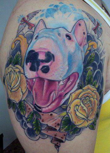 bullterrieri tatuointi