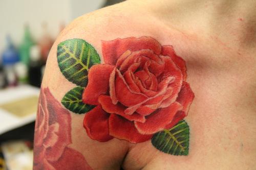 Rose tatovering