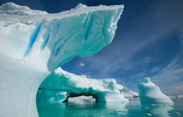 Antártida tierra de hielo