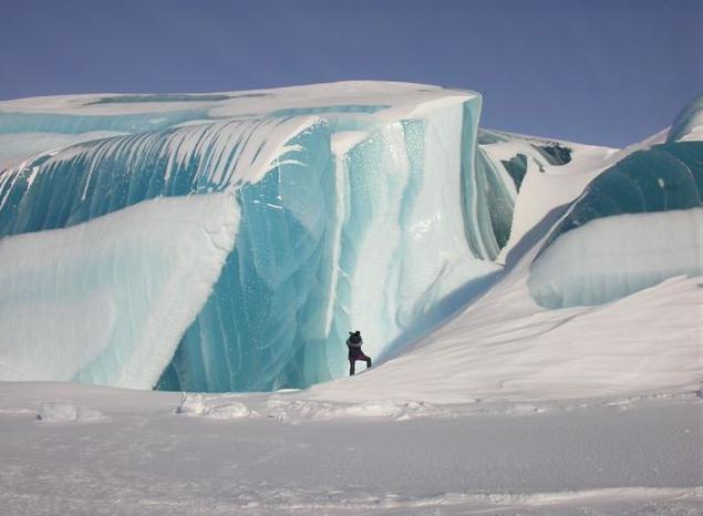 el mundo alrededor de la antártida tierra de hielo