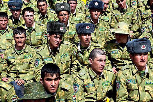Wcielony do armii Tadżykistanu