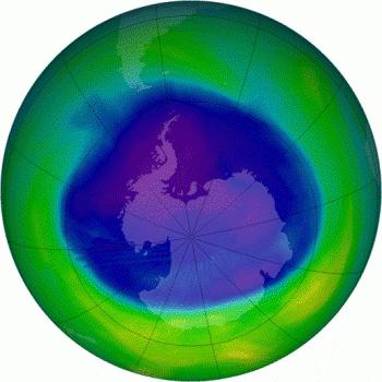 ozónová vrstva atmosféry 