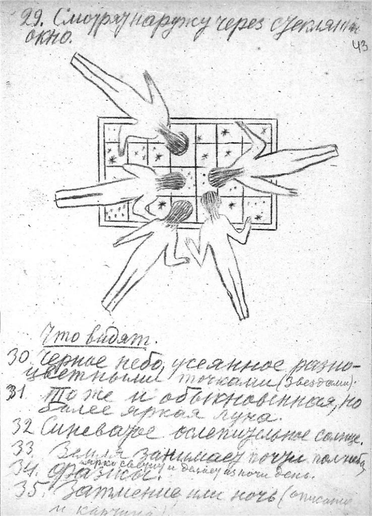 Desenho do livro de Tsiolkovsky