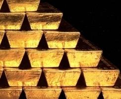 Klesající cena zlata 
