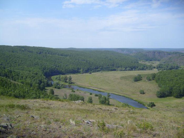 Река Сакмара у Оренбургу 