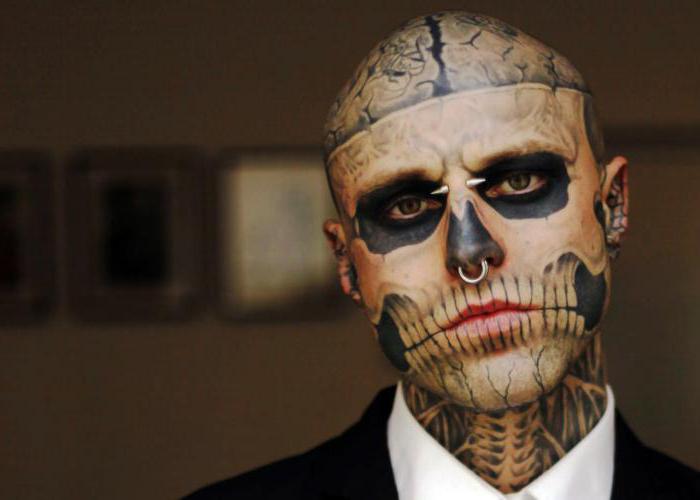  tatuagem de Rick Genest 