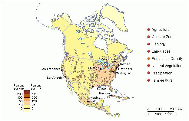population of north america
