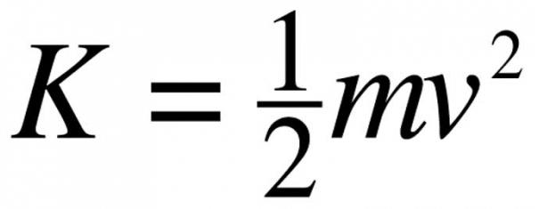 kinetička formula energije