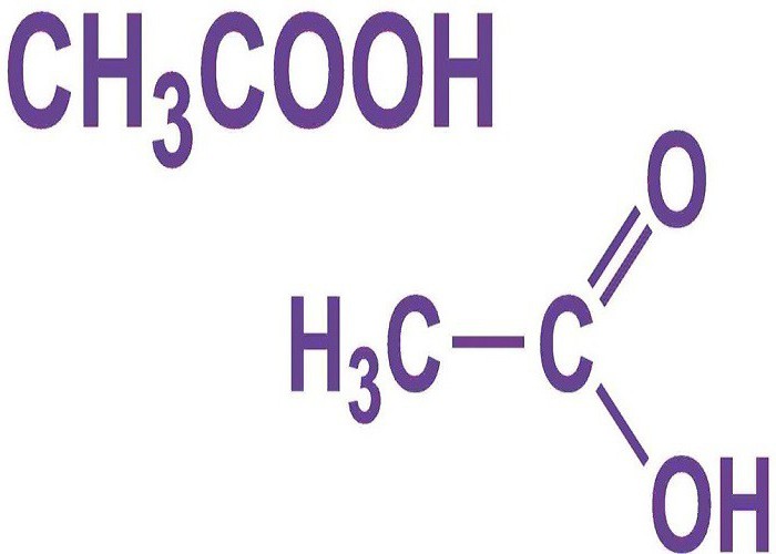 etiķskābes formula