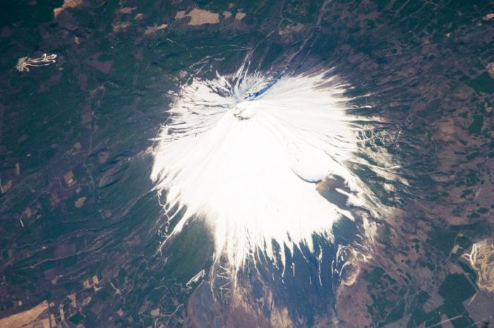 Mount Fuji on the map