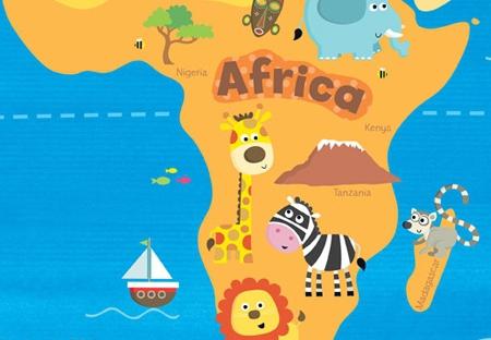 geografická poloha afriky