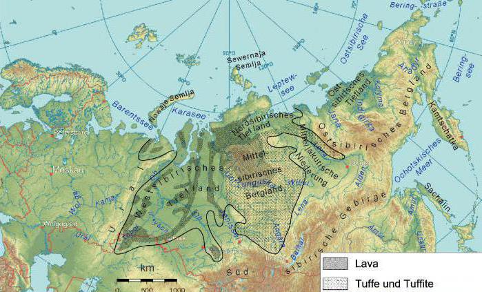 西シベリア平原の地理的位置