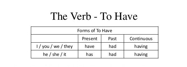 Has verb