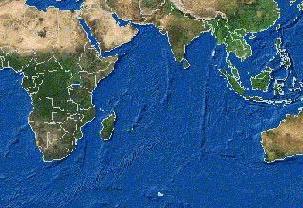 Intian valtameren keskimääräinen syvyys