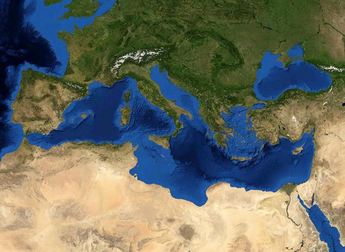 Viduržemio jūros vandens temperatūra dabar