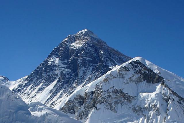 hoogte van het Himalaya-gebergte in meters