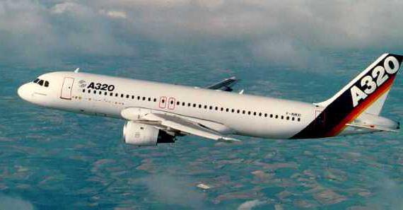 Disposizione interna dell'Airbus 320