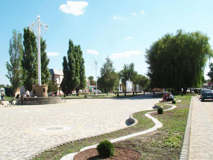 Aldea de arcilla blanca de la región de Krasnodar