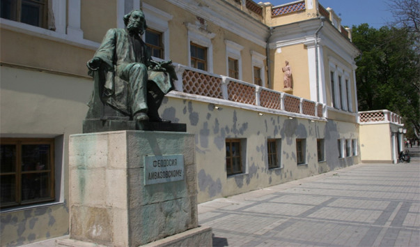 Monument til kunstneren Aivazovsky