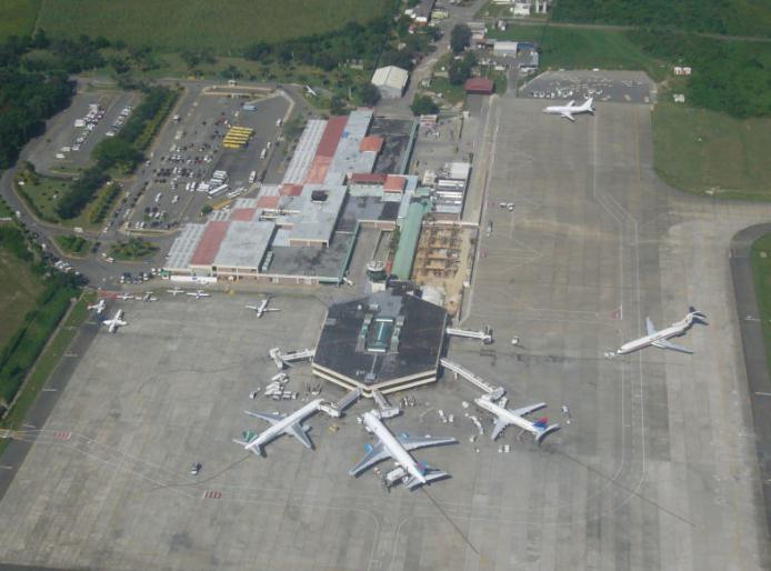 Dominikanska republikens flygplatsfoto