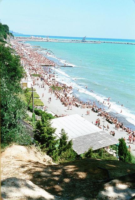 درجة حرارة الماء في البحر الأسود في سوتشي