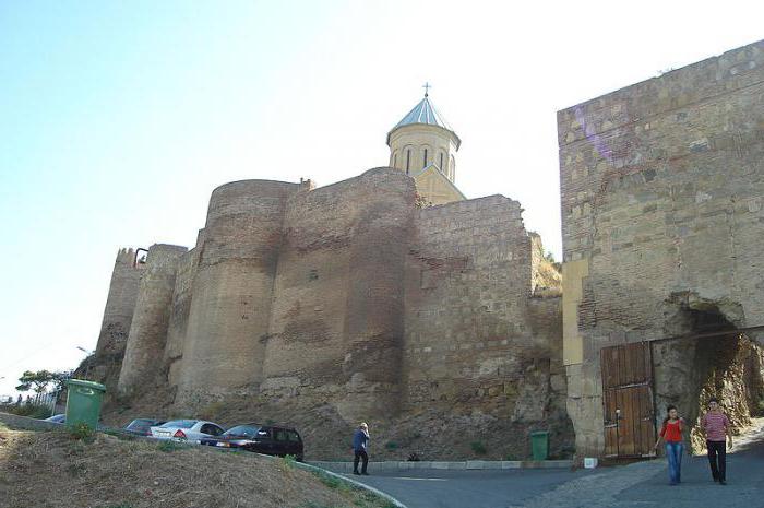 Fortaleza de Narikala en Tbilisi 