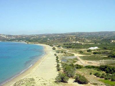 Kreta hotell med sandstrand