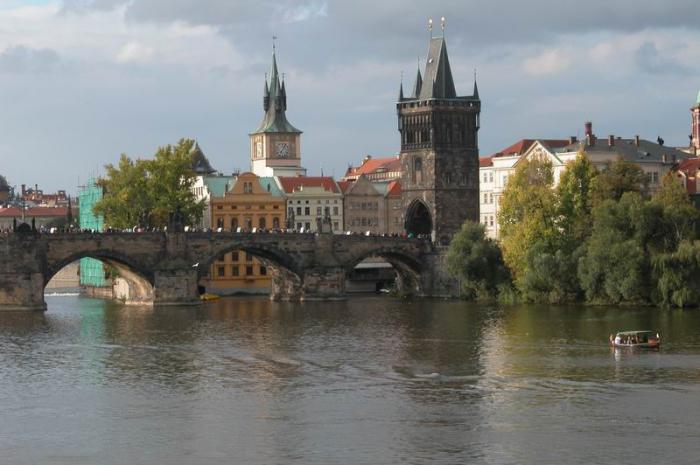 Károly-híd Prágában fotó 