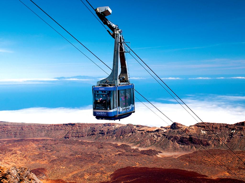 Kabelbaan van de Teide-vulkaan