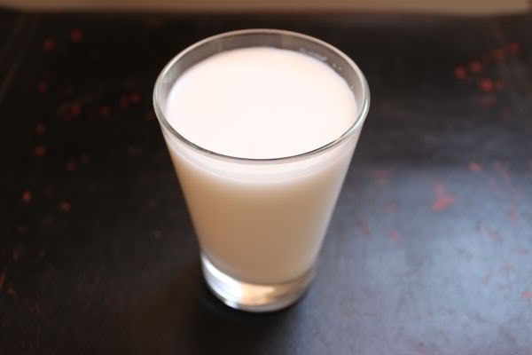 Kefir mit Rüben schälen