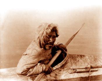 rybářský člun pro Eskimos