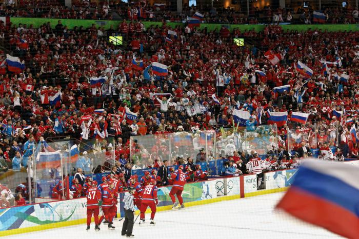Olympiska mästare i hockey Ryssland
