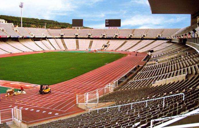  बार्सिलोना में फुटबॉल स्टेडियम