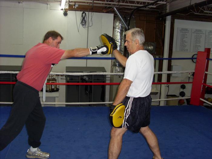 entrenamiento de fuerza del boxeador