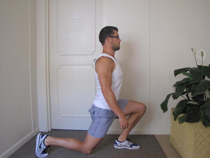 lunges back photo