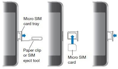 hvordan man indsætter et sim-kort i en iphone 4