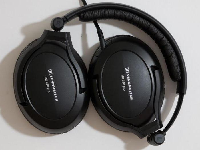 „Sennheiser HD 380 pro“ laidas