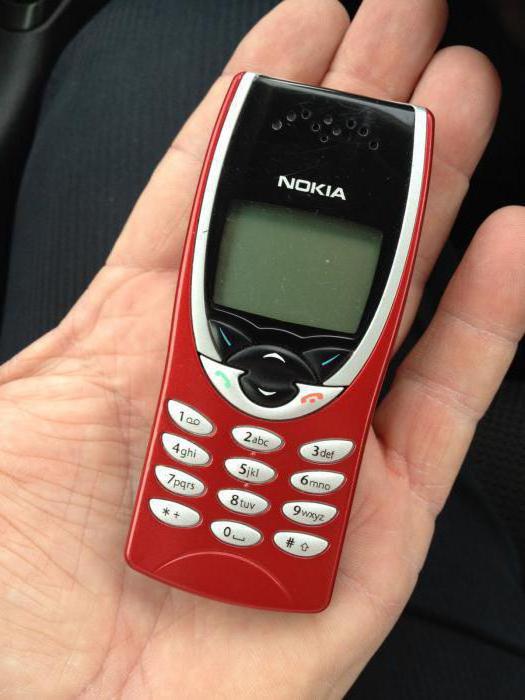 Spécifications du Nokia 8210