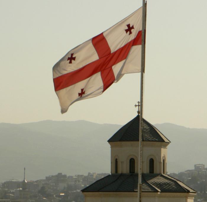 oude vlag van georgië