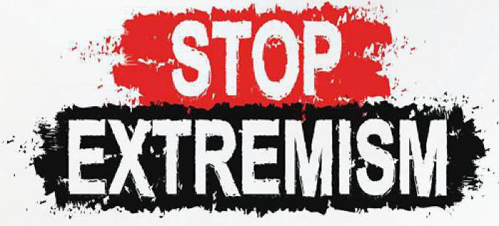 hooliganisme en vandalisme zijn varianten van extremisme