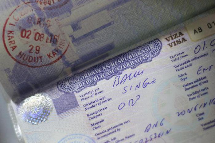 Azerbaidžanin viisumi Venäjälle 2017