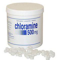 chloramino vartojimo kainos instrukcijos