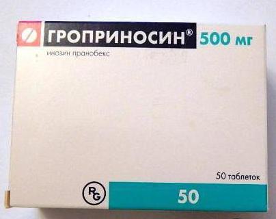 groprinosin 500 คำแนะนำสำหรับการใช้งาน