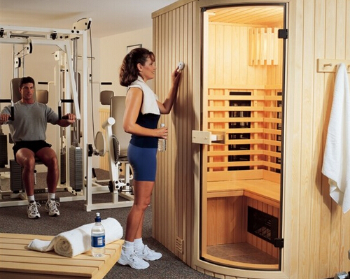 IR-sauna in de sportschool