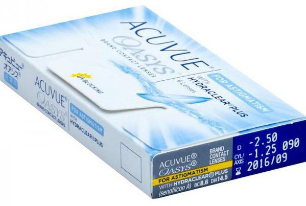 acuvue oasys pro astigmatické čočky