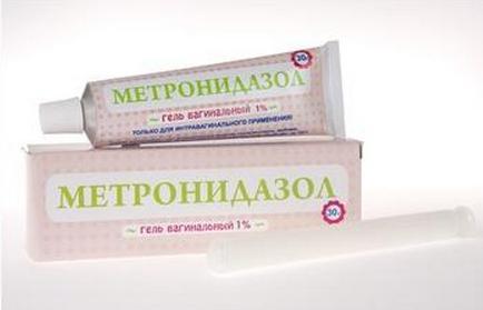 Anwendung von Metronidazol-Zäpfchen 