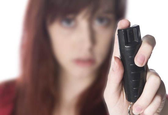 pepperspray in de ogen