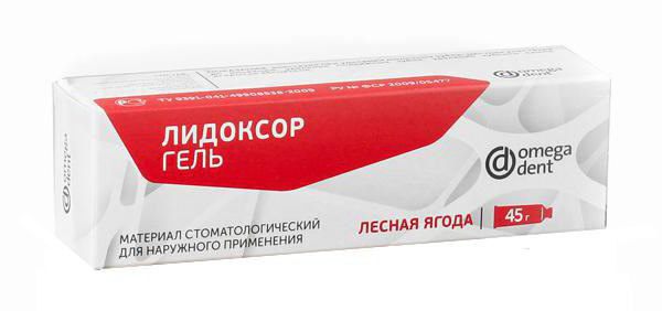 lidoksor gel