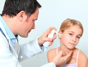 耳の中耳炎治療